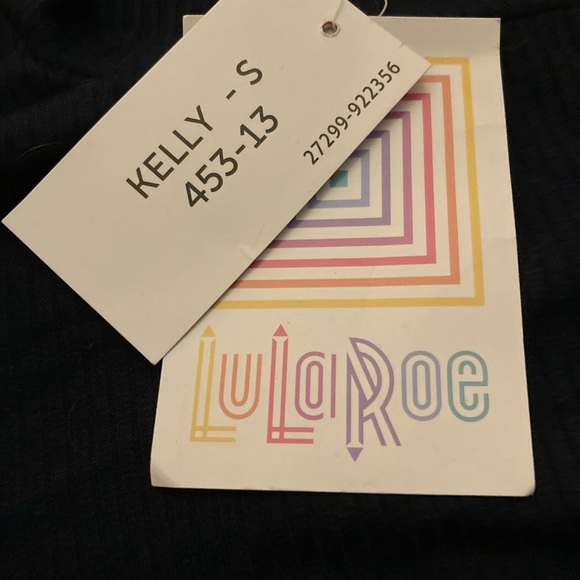 Navy blue Lularoe “Kelly” - Picture 4 of 5